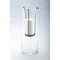CC Home Furnishings 16.5" Clear Glass Hurricane with Black Suspended Votive Candle Holder